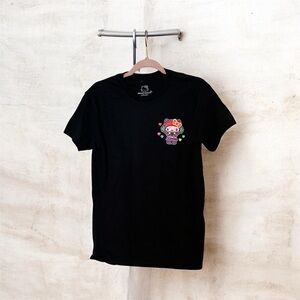 Sanrio Black Kids Tee with Colorful Character